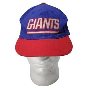 Vintage New York Giants NFL Football American Needle Wool Snapback Hat DAMAGE